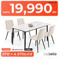 Trpezarijski set Biannca Vera sto i stolice
