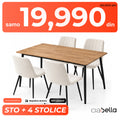Trpezarijski set Terra Sienna | sto i stolice